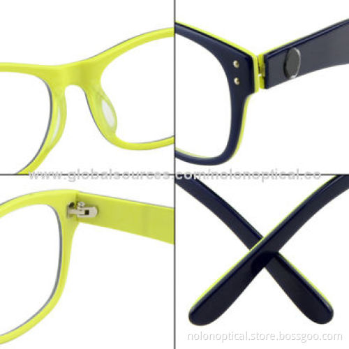 Black/Aqua Classic Wayfar Teenager Reading Eyeglasses